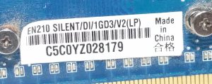 Asus EN210 SILENT/DI/1GD3/V2(LP) HDMI DVI Graphics Card - Image 3