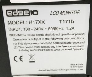 Edge 10 H17XX 17" Screen VGA LCD Monitor - Image 3