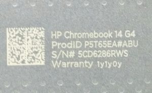 HP Chromebook 14 G4 - Celeron Quad Core 1.83GHz - 4GB RAM - 14" - 32GB SSD - Chrome OS - Image 4