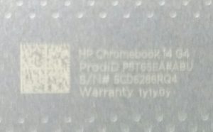 HP Chromebook 14 G4 - Celeron Quad Core 1.83GHz - 4GB RAM - 14" - 32GB SSD - Chrome OS - Image 5