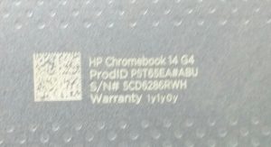 HP Chromebook 14 G4 - Celeron Quad Core 1.83GHz - 4GB RAM - 14" - 32GB SSD - Chrome OS - Image 4