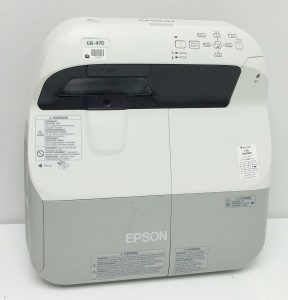 Epson EB-470 LCD Projector 533 Lamp Hours Used H456B