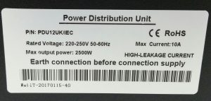 PDU12UK/IEC Power Distribution Unit 2500W Max Output - Image 6