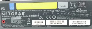 Netgear DGN2200 Wireless- N 300 ADSL Modem Router - Image 3
