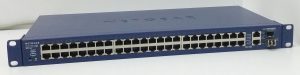 Netgear Prosafe FS750T2 48 Port 10/100 Smart Switch With 2 Gigabit Ports + 1 Fibre Optic x1 - Image 2