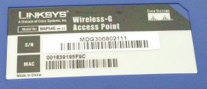 Linksys WAP54G ver 3.1 Wireless-G Access Point - Image 3
