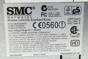 SMC SMC2804WBR Wireless Cable DSL Broadband Router - Image 3