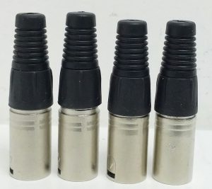 Job Lot 4x Neutrik Cable XLR NC3FXX 3 Pole XLR Male Silver Contact - Image 2