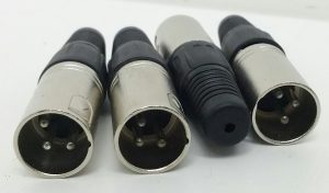 Job Lot 4x Neutrik Cable XLR NC3FXX 3 Pole XLR Male Silver Contact - Image 3