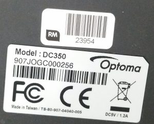 Optoma DC350 VGA Digital Document Camera - Image 3