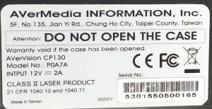Aver Media CP130 VGA Digital Document Camera - Image 3