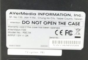 Aver Media Aver Vision F30 VGA Digital Document Camera - Image 3