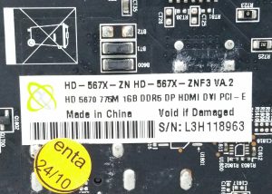 Radeon HD5670 77M 1GB DDR5 DP HDMI DVI PCI-E Graphics Card - Image 3