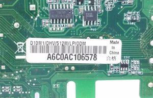 Pegatron A6C0AC106578 D10M1/DHV/512M/LP/0DM Graphics Card - Image 3