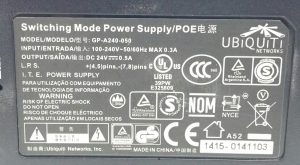 Ubiquiti GP-A240-050 POE Switching Mode Power Supply - Image 3