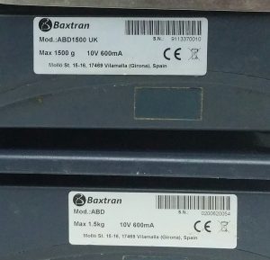 Job Lot 2x Baxtran ABD1500UK 1500g Scale - Image 3