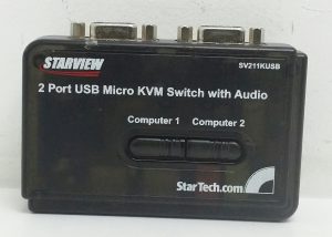 Startech.com Starview SV211KUSB 2 Port USB Micro KVM Switch With Audio - Image 2