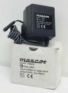 Mascot 9681 9VDC Power Supply Adapter