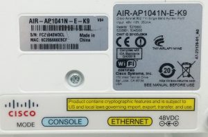 Cisco AIR-AP1041N-E-K9 V04 Aironet 802.11n Single Dual Band Access Point - Image 3