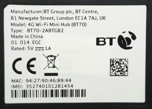 BT 4G Wi-Fi Mini Hub (BT70) Wireless Modem - Image 3