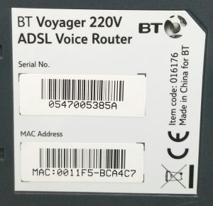 BT Voyager 220V ADSL Voice Router - Image 3