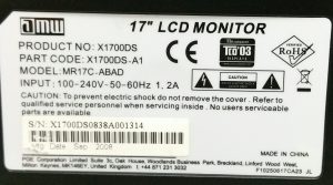 AMW MR17C-ABAD 17" DVI VGA LCD Monitor - Image 3