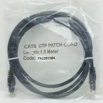 Joblot 7x Comms Express PALDB1/5BK 1.5m Cat6 UTP Patch Cord