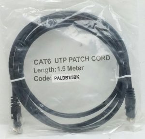 Joblot 7x Comms Express PALDB1/5BK 1.5m Cat6 UTP Patch Cord - Image 2
