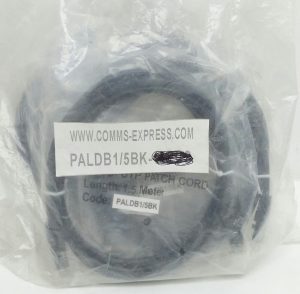 Joblot 7x Comms Express PALDB1/5BK 1.5m Cat6 UTP Patch Cord - Image 3