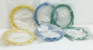 Joblot 6x Enhanced Cat5e UTP Patch 1.5m Network Cable - Mixed Colours