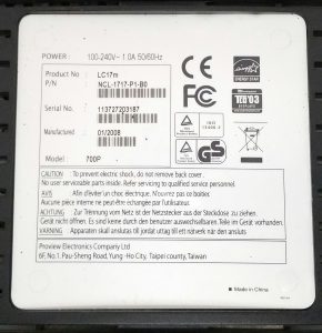 Nec LC17M 700P 17" VGA Monitor - Image 3