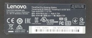 Lenovo Thinkpad Pro 40AH Docking Station - Image 3