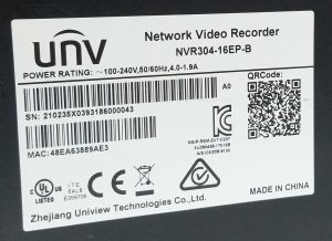 UNV NVR304-16EP-B Network Video recorder - Image 3