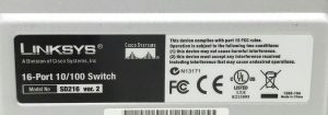 Linksys SD216 ver 2 16-Port 10/100 Switch - Image 3