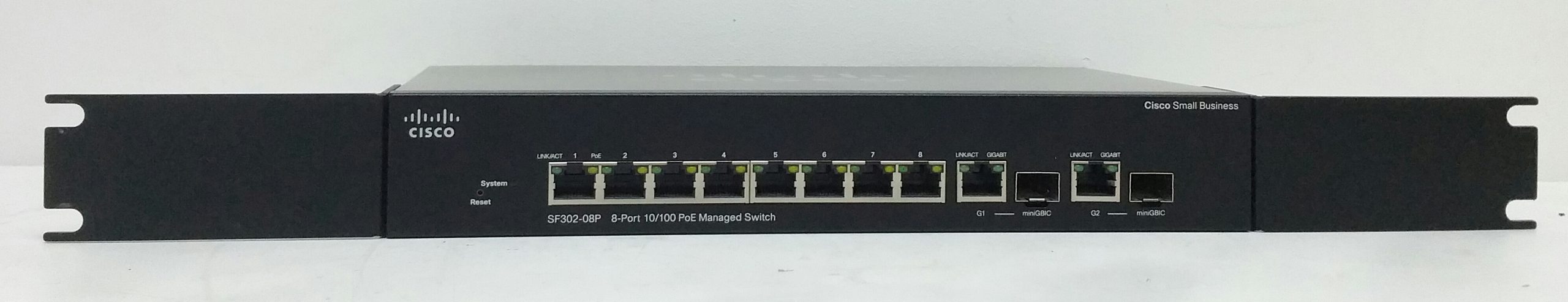 20180615_192514-1 Cisco Small Business SF302-08P 8-Port 10/100 PoE Managed Switch - Image 1