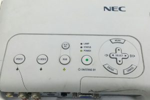 Nec VT46 VGA Projector 867 Lamp Hour Used 71% Remaining - Image 2