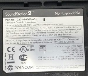 Polycom Sound Station 2 Non-Expandable Conference Phone - Image 3