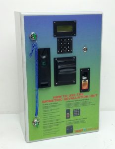 Astrosys GBA-ST1 MK6 Reval NetBio/Pin GBA ST1/QL Coin Validator Biometric Revaluation Unit