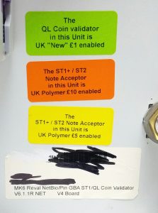 Astrosys GBA-ST1 MK6 Reval NetBio/Pin GBA ST1/QL Coin Validator Biometric Revaluation Unit - Image 3