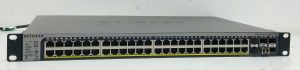 Netgear Prosafe GS752TPS 48-Port Gigabit Stackable Smart Switch with PoE & 4 SFP uplinks, x1 Fibre Active
