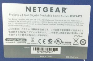 Netgear Prosafe GS724TS 24-Port Gigabit Stackable Smart Switch - Image 3