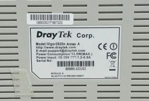Draytek Vigor2820n Annex A ADSL 2+ Security Firewall - Image 3