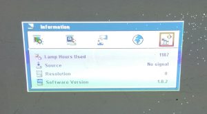 Nec NP100 DLP Projector 1187 Lamp Hours Used - Image 2