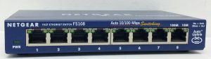 Netgear Prosafe FS108 v2 8- Port 10/100 Fast Ethernet Switch