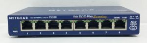 Netgear Prosafe FS108 v2 8- Port 10/100 Fast Ethernet Switch - Image 2