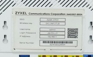 Zyxel XMG3927-B50A XDSL Modem Router - Image 3