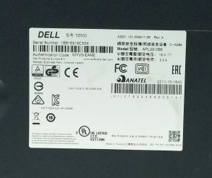 Dell SonicWALL TZ500 APL29-0B6 8-Port Wireless Firewall Security Appliance - Image 3