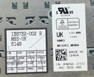 M984 Laptop Keyboard - Image 3