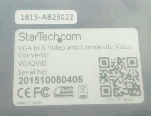 Startech.com VGA2VID VGA to S-Video and Composite Video Converter - Image 3