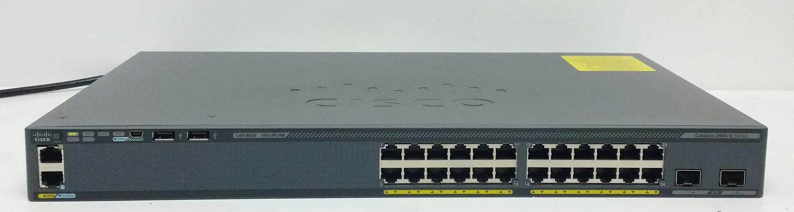 Cisco Catalyst 2960-X Series WS-C2960X-24TD-L V06 24 Port Switch
